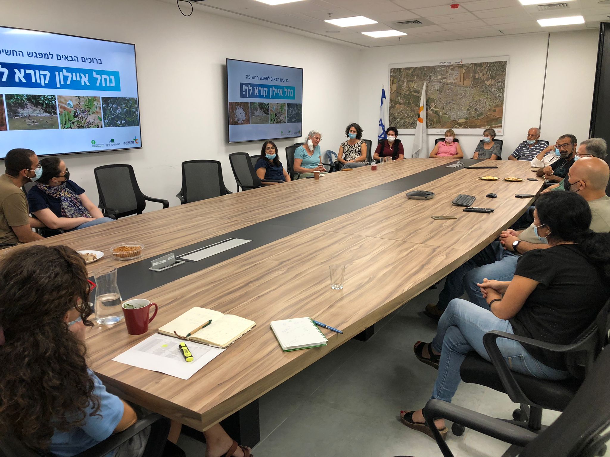 משתתפי הפרויקט נפגשו בשבוע שעבר למפגש התנעה ראשון 