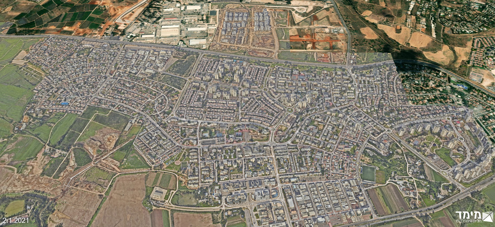 המערכת מאפשרת לקיים סיור וירטואלי בעיר ממעוף הציפור