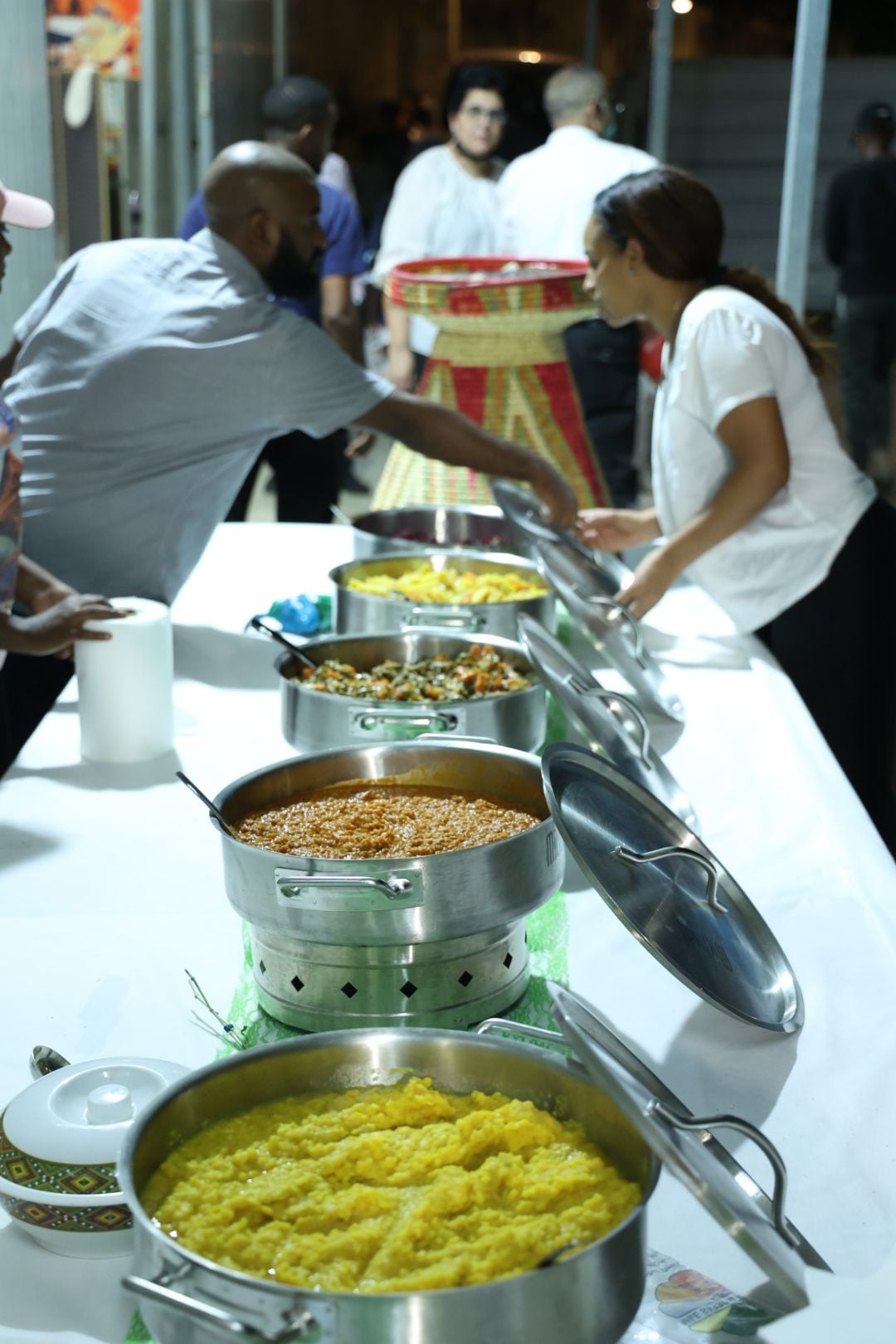 האירוע כלל גם את המאכלים המסורתיים של העדה