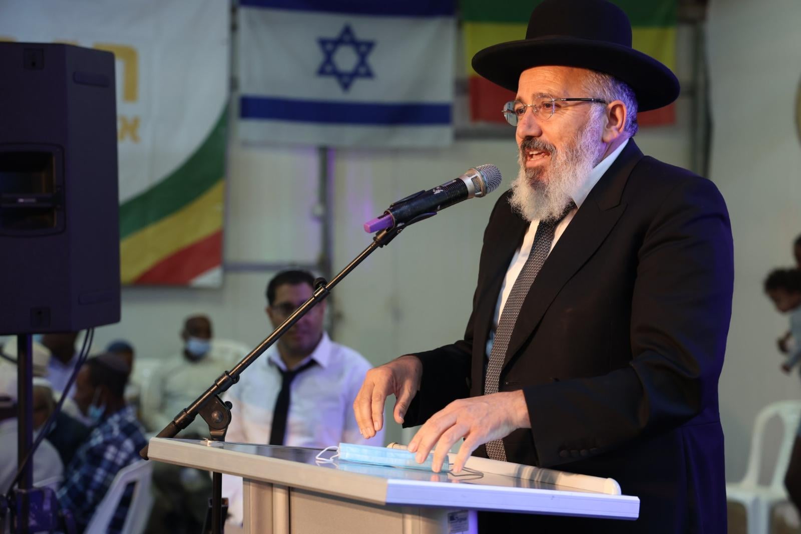 האירוע התקיים במעמד רב העיר, הרב ציון כהן