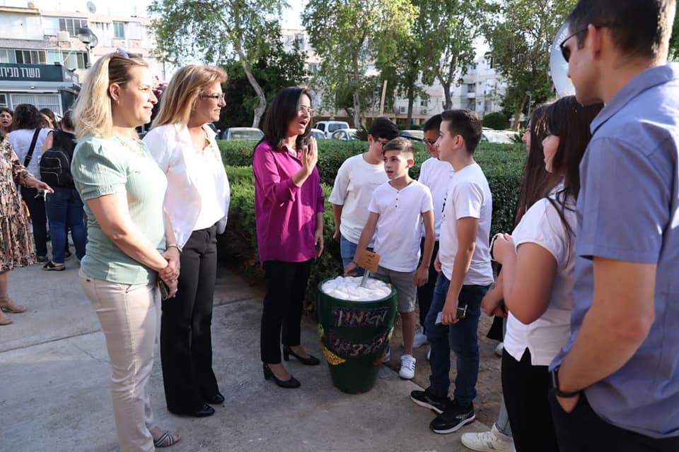 גן אשכול באור יהודה הפך למיצג ערכים נבחרים שמוטמעים בכדים