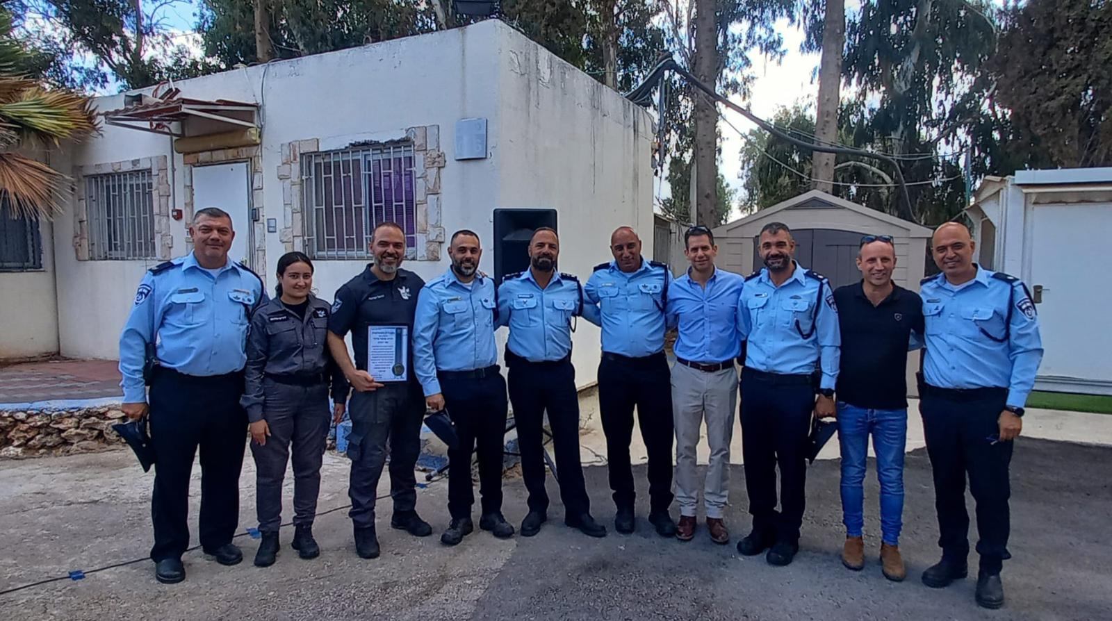 יחידת השיטור העירוני אור יהודה זכתה כיחידה מצטיינת של תחנת מסובים