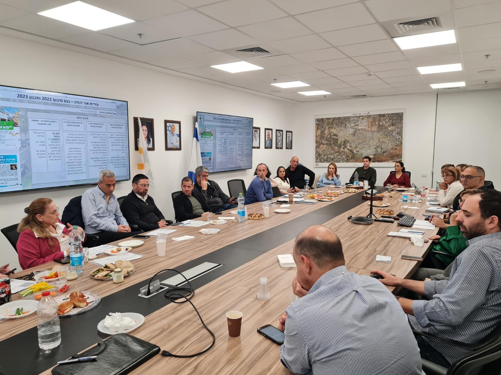 תכניות העבודה לשנת 2023 הוצגו על ידי מנהלי העירייה