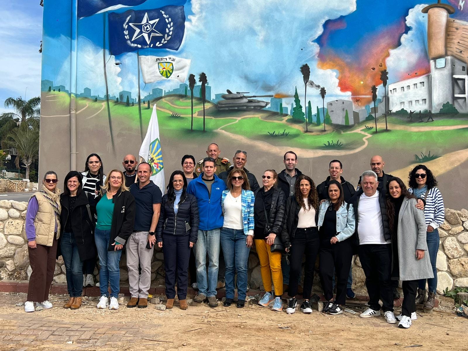 מטה החירום של עיריית אור יהודה יצא לסיור בעוטף