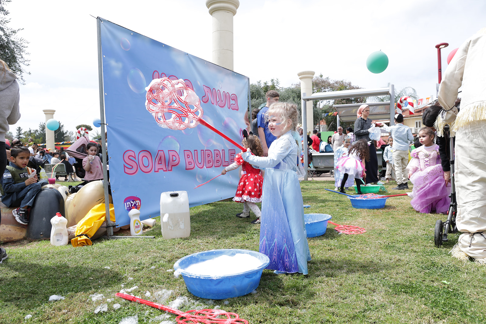עמדת בועות סבון