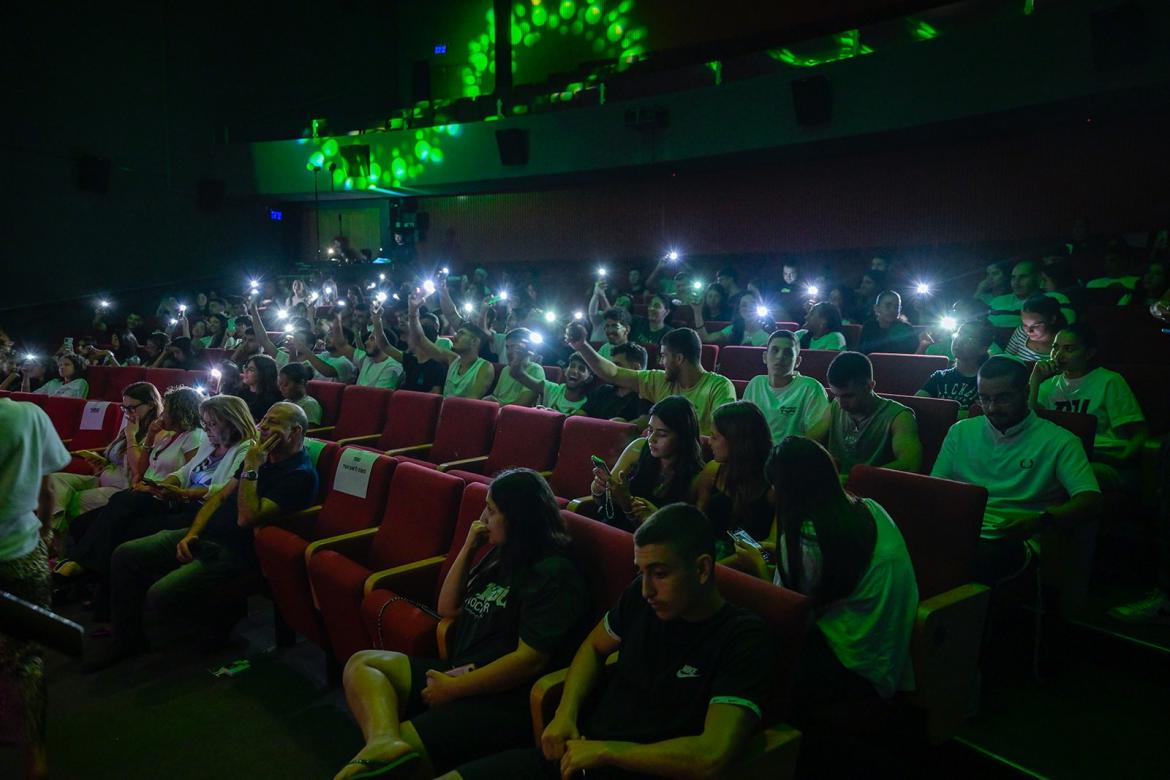 כ-200 מתגייסות ומתגייסים הגיעו להיכל התרבות אור יהודה