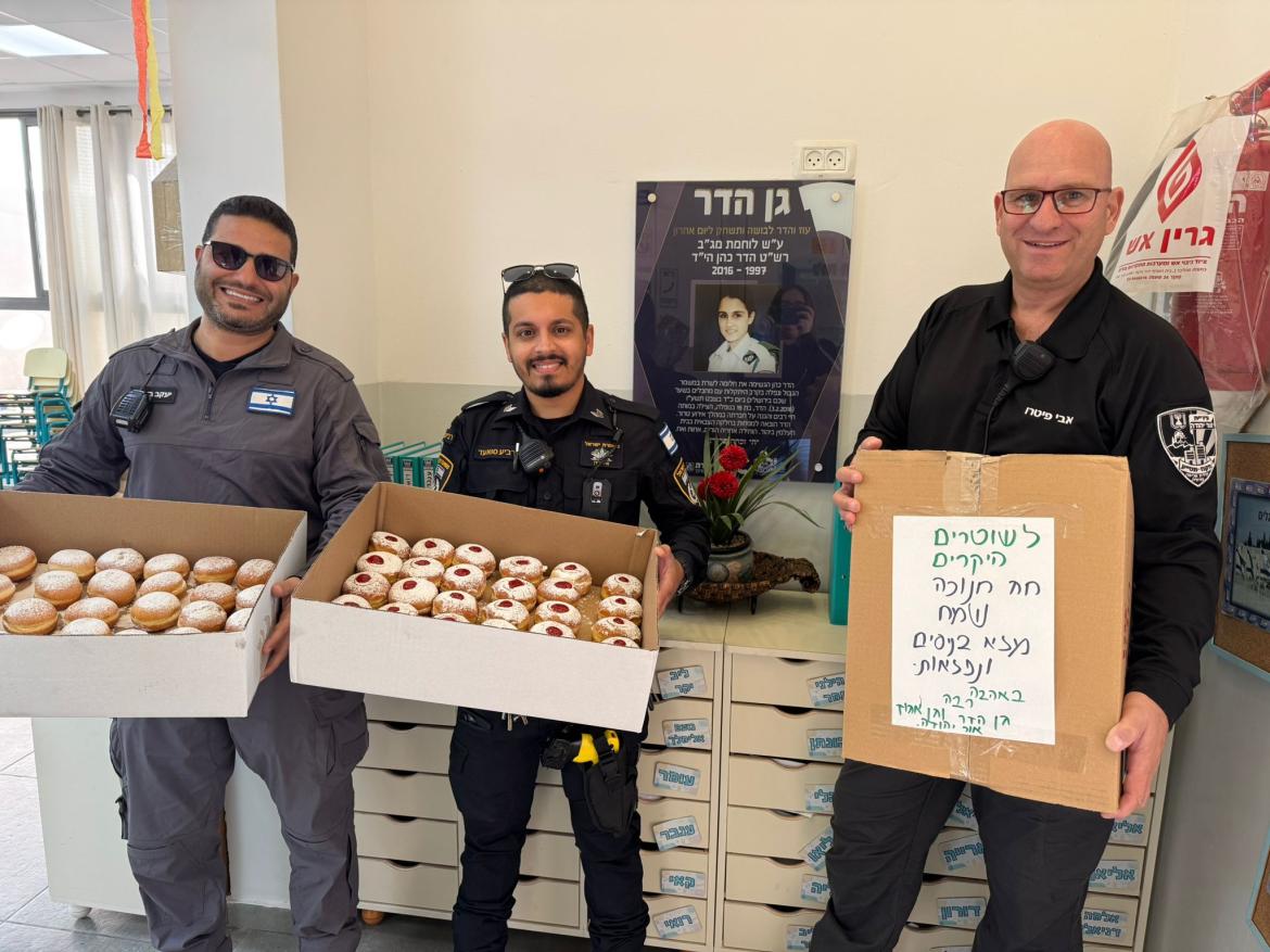 עם החניכים הנרגשים.