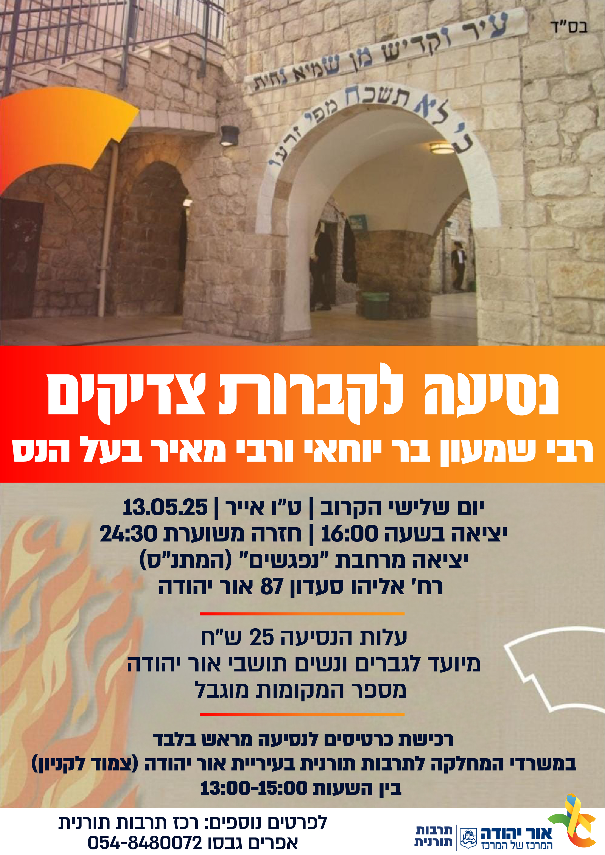 נסיעה לקברות צדיקים רבי שמעון בר יוחאי ורבי מאיר בעל הנס