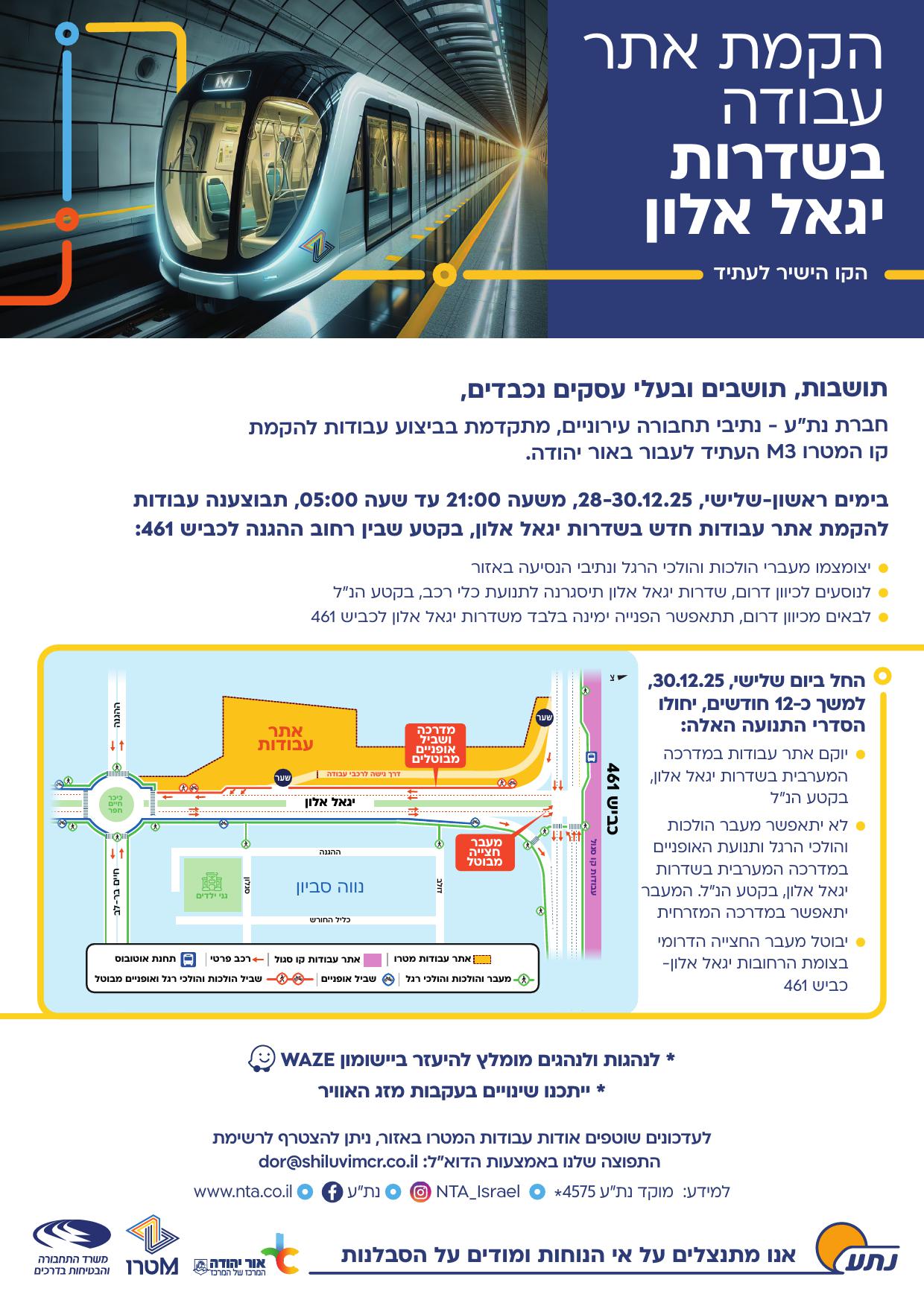 נתע הקמת אתר עבודה