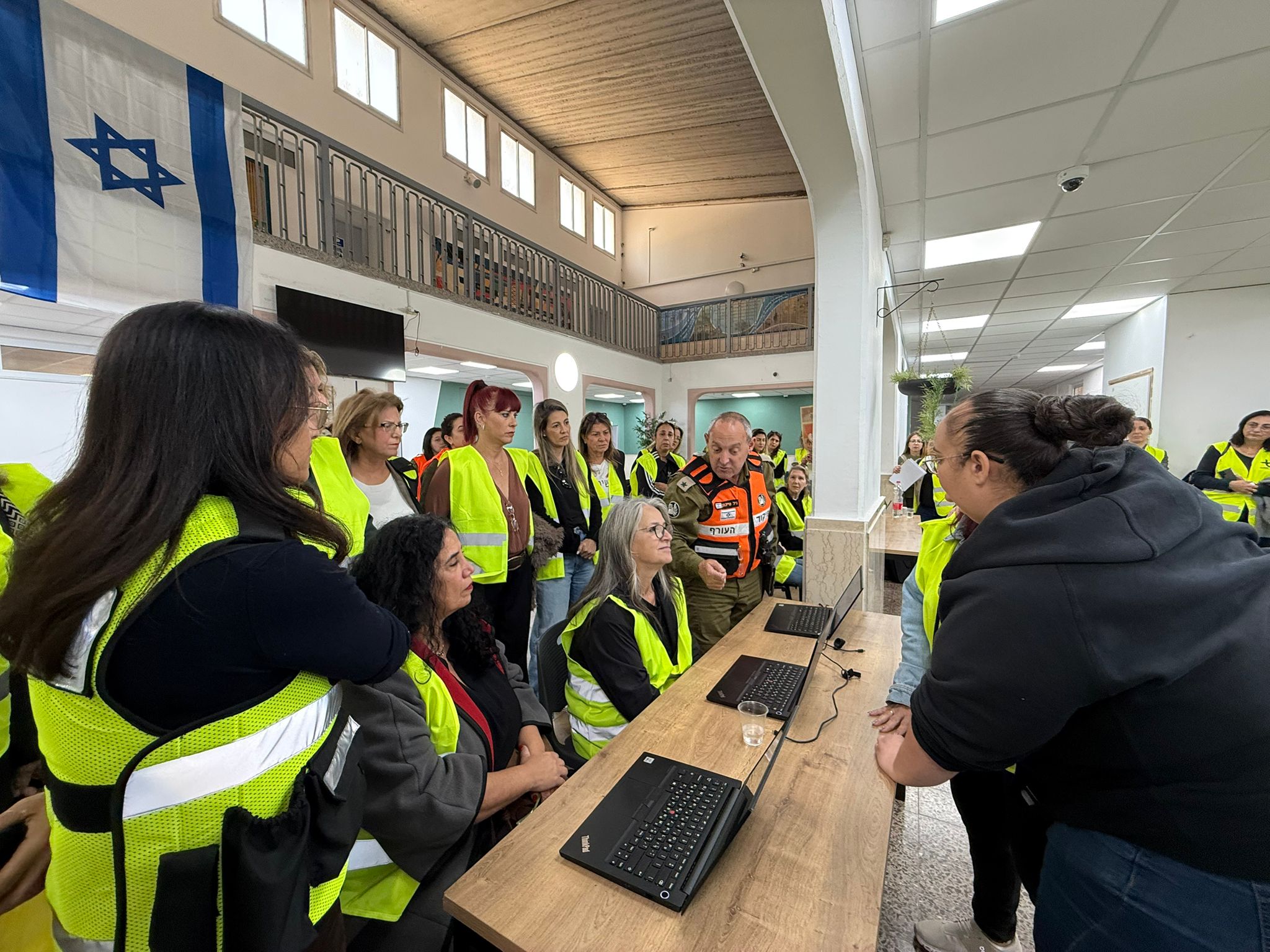 תרגיל פתיחת מרכז סיוע