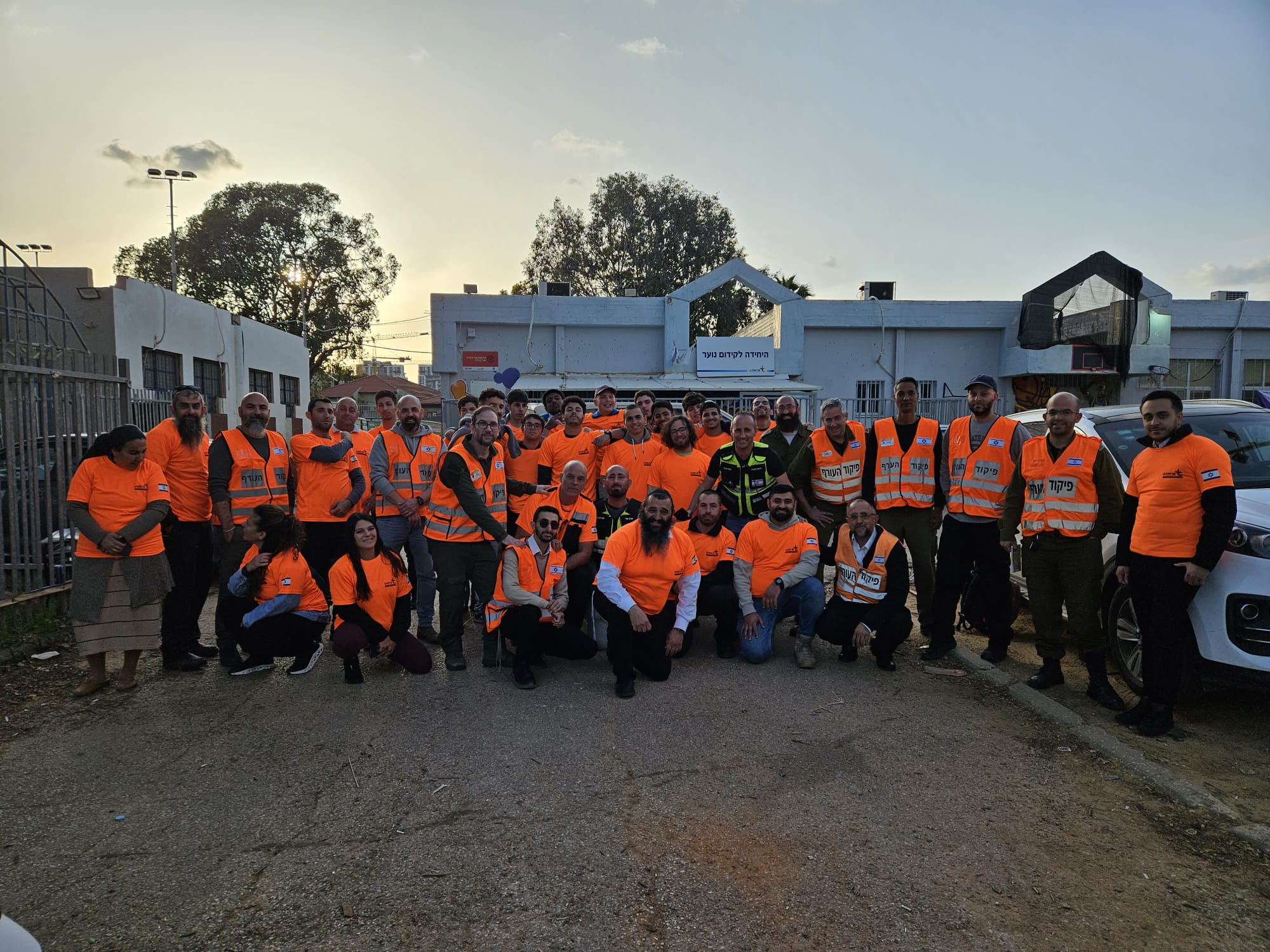 משתתפי התרגיל של יחידת סער