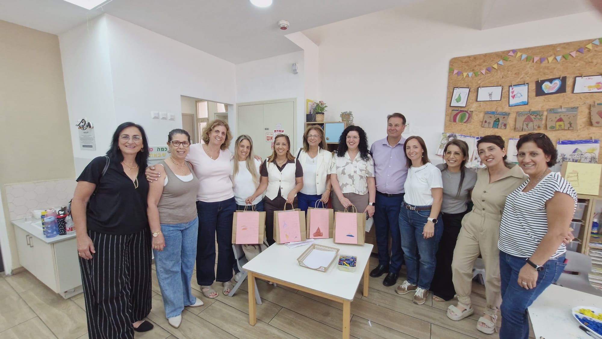 גני הילדים ביקור מנהלת מחוז במשרד החינוך 